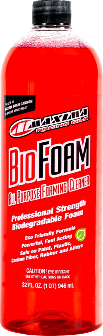 MAXIMA RACING OIL Bio Foam - 32 oz 80-86932 - Eco-Friendly Heavy-Duty Degreaser and Surface Cleaner