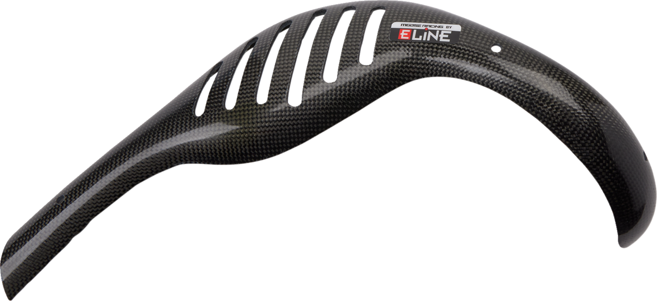 MOOSE OFFROAD Carbon Fiber Exhaust Heat Shield MHS25023 for 4-Stroke Motors