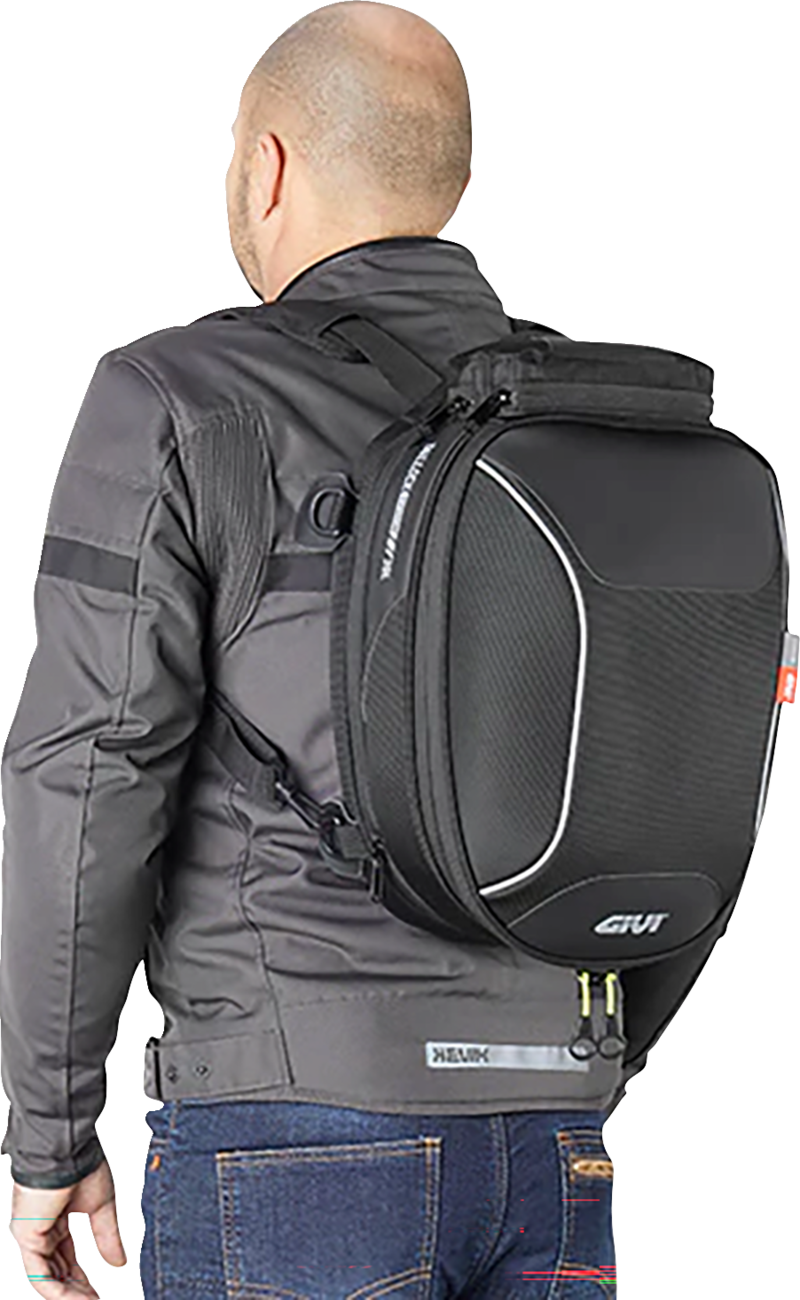 GIVI Tailock Saddlebag EA147 – 30 Liter Waterproof Motorcycle Storage with Convertible Backpack Function