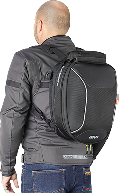 GIVI Tailock Saddlebag EA147 – 30 Liter Waterproof Motorcycle Storage with Convertible Backpack Function