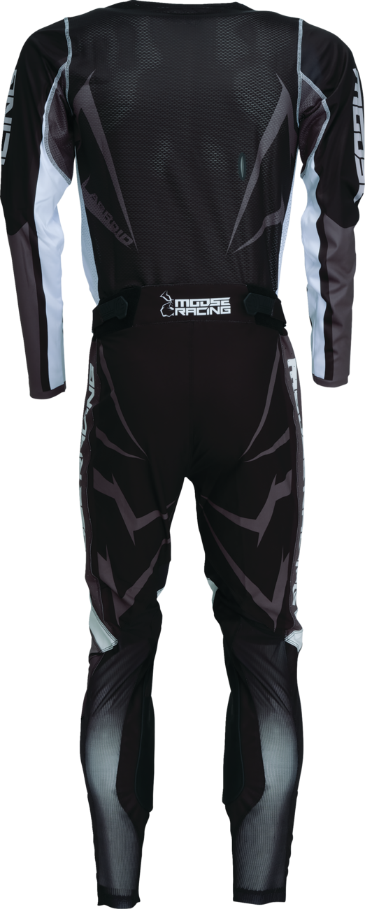 Moose Offroad Agroid Jersey 3XL Black/White - Lightweight Performance Off-Road Gear