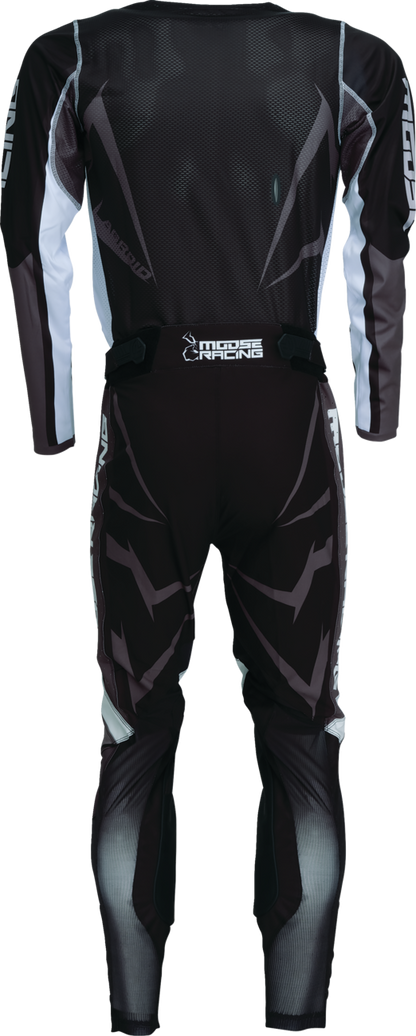 Moose Offroad Agroid Jersey 3XL Black/White - Lightweight Performance Off-Road Gear