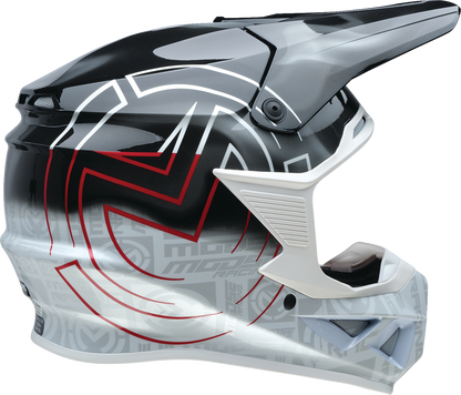 MOOSE OFFROAD F.I. 2.0 Helmet - Deceit - MIPS® - Black/White/Red - Extra Large (XL) 0110-7993