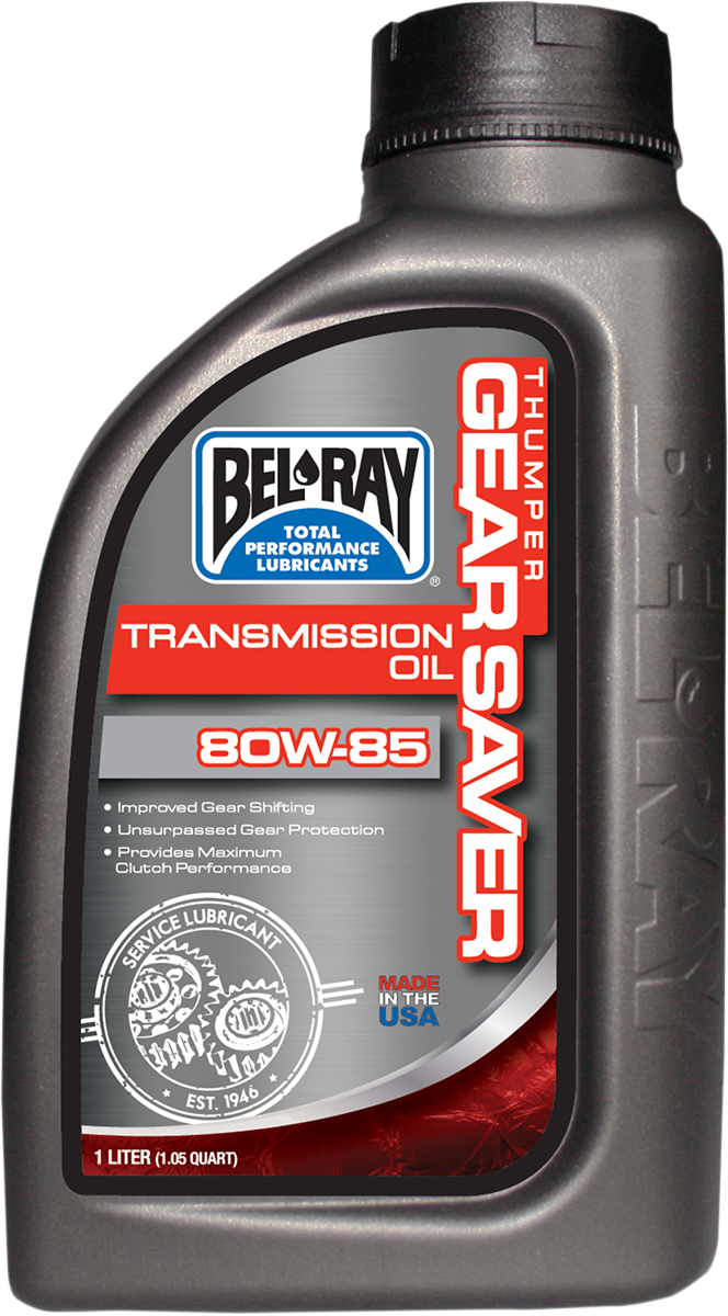 BEL-RAY Thumper Transmission Oil 80W-85, 1 Quart - Model 99510-B1LW for Motorcycle Racing Transmissions