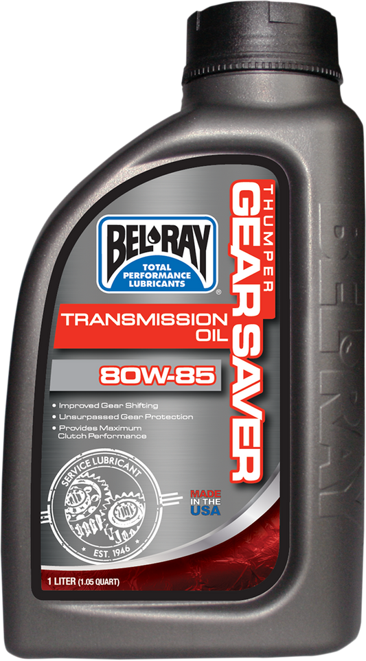 BEL-RAY Thumper Transmission Oil 80W-85, 1 Quart - Model 99510-B1LW for Motorcycle Racing Transmissions