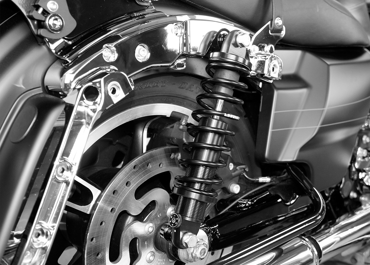Legend Suspension REVO-A Shocks - 13-Inch Black Coil Spring for Touring Motorcycles Part 1310-0959