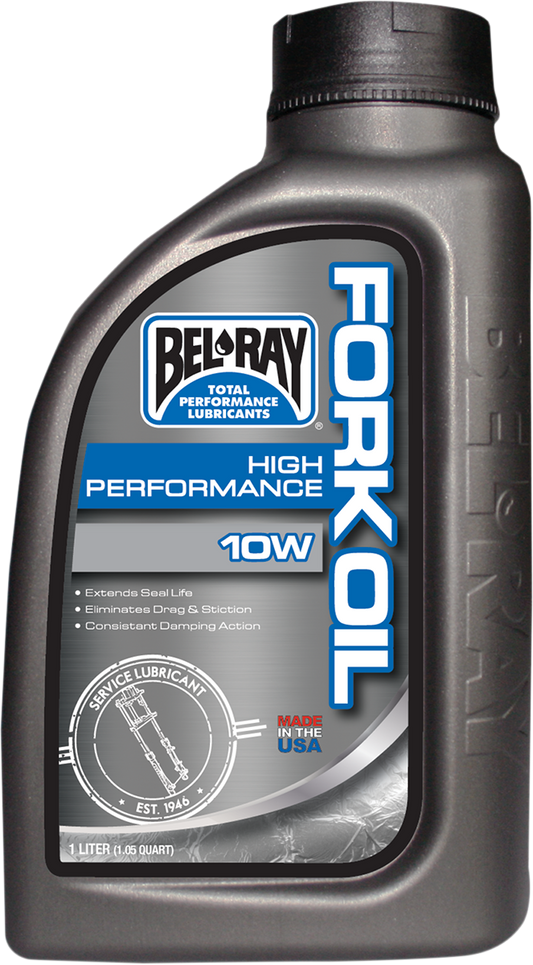 BEL-RAY High-Performance Fork Oil 10W - 1 Quart - Part Number 99320-B1LW
