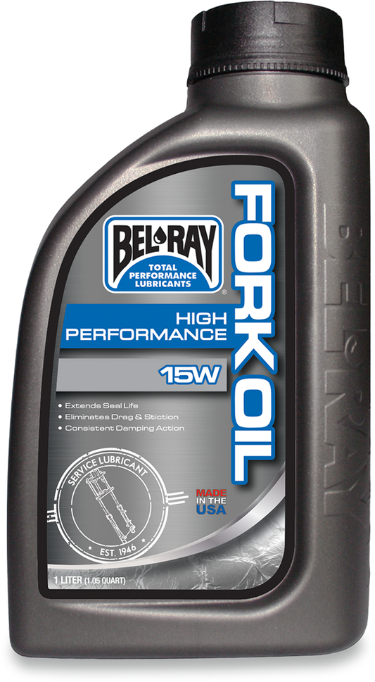 BEL-RAY High-Performance Fork Oil 15wt - 1L by BEL-RAY (Part No. 99330-B1LW)