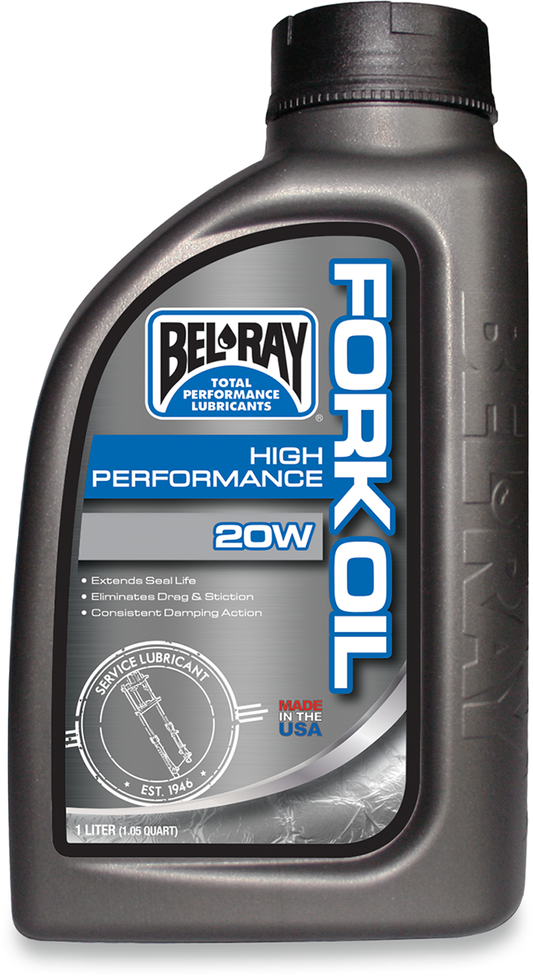 BEL-RAY High-Performance Fork Oil 20wt - 1L (Part #99340-B1LW)
