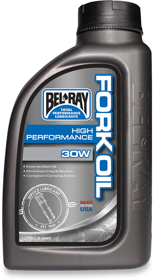 BEL-RAY High-Performance Fork Oil 30W - 1 Quart (Part No. 99350-B1LW)