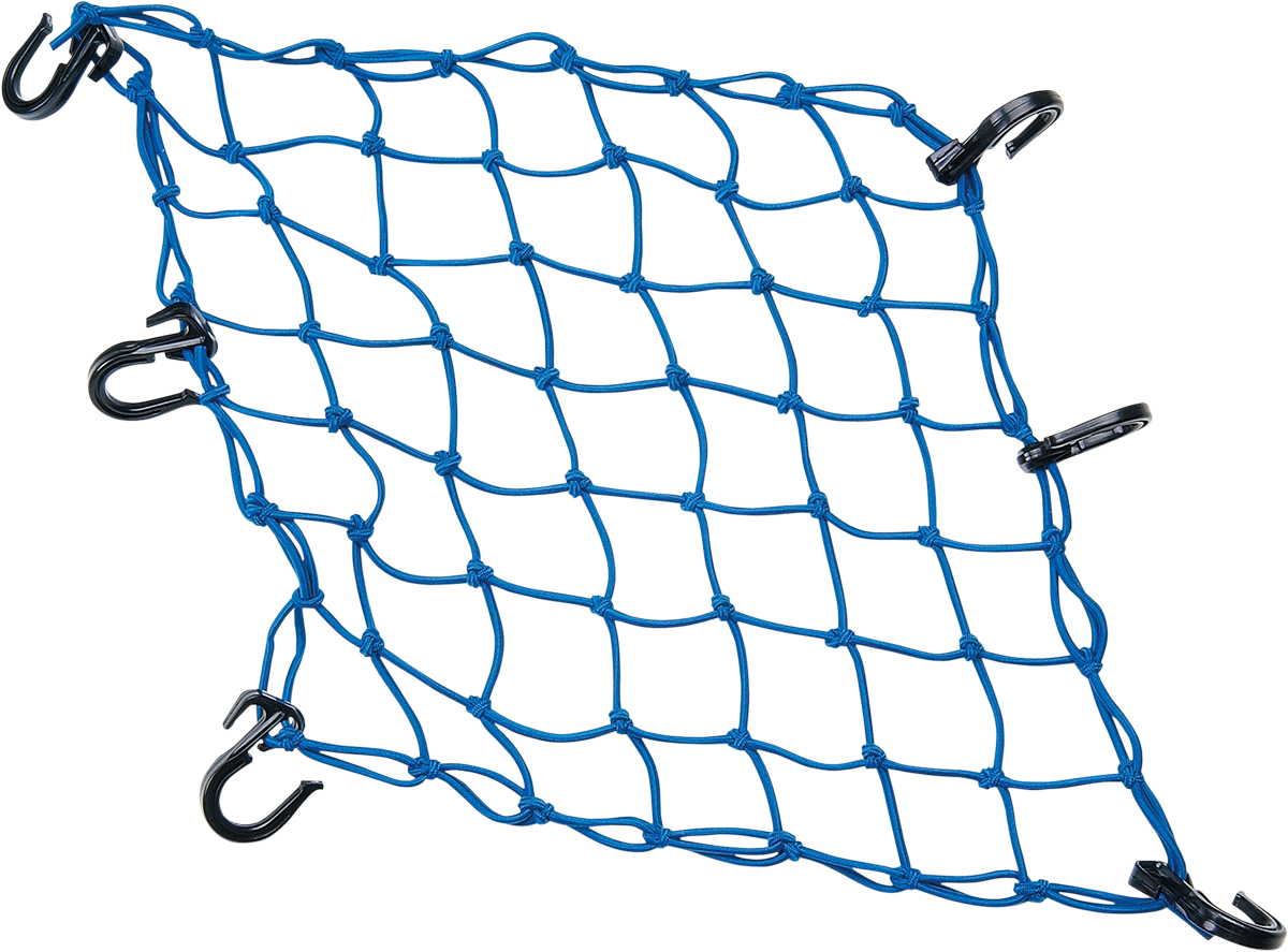 POWERTYE MFG. Adjustable Cargo Net Blue 50153 - Secure 2" Mesh for Cargo Transportation