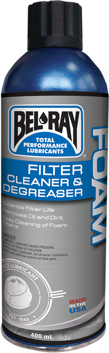 BEL-RAY Foam Filter Cleaner 13.5 fl oz Aerosol - Part Number 99180-A400W