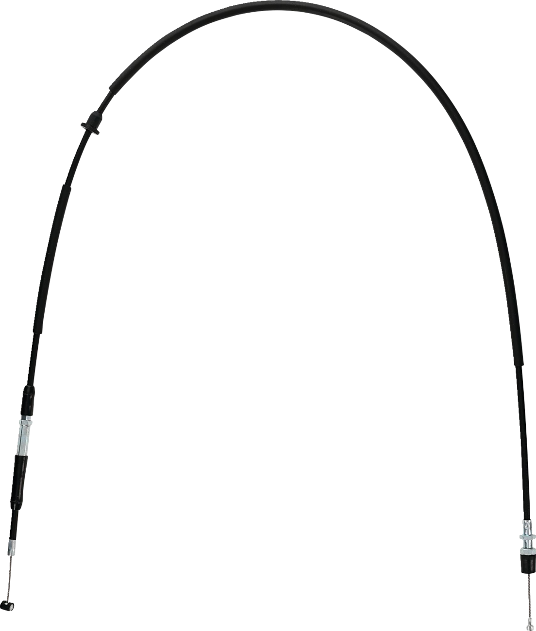 MOOSE OFFROAD Black Vinyl Throttle Cable for Polaris 45-1274 - Stock Length