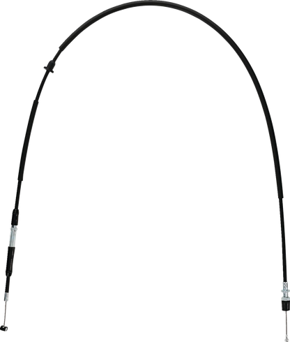 MOOSE OFFROAD Black Vinyl Throttle Cable for Polaris 45-1274 - Stock Length