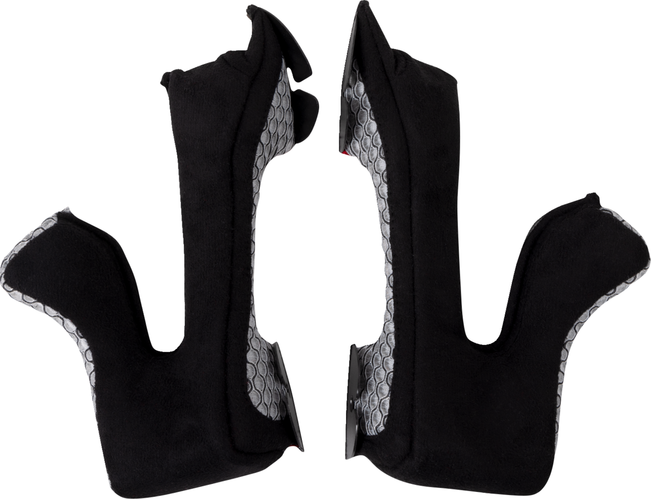MOOSE OFFROAD Youth F.I. Cheek Pads for Vaporwave Helmet – Gray, Large (Part No. 0134-3627)