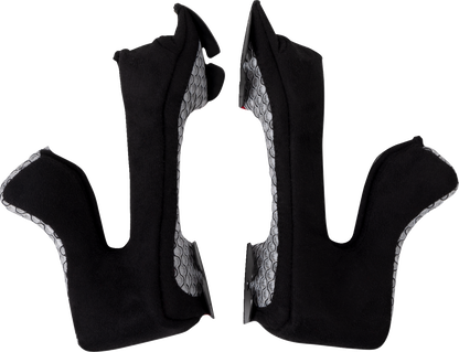 MOOSE OFFROAD Youth F.I. Cheek Pads for Vaporwave Helmet – Gray, Large (Part No. 0134-3627)
