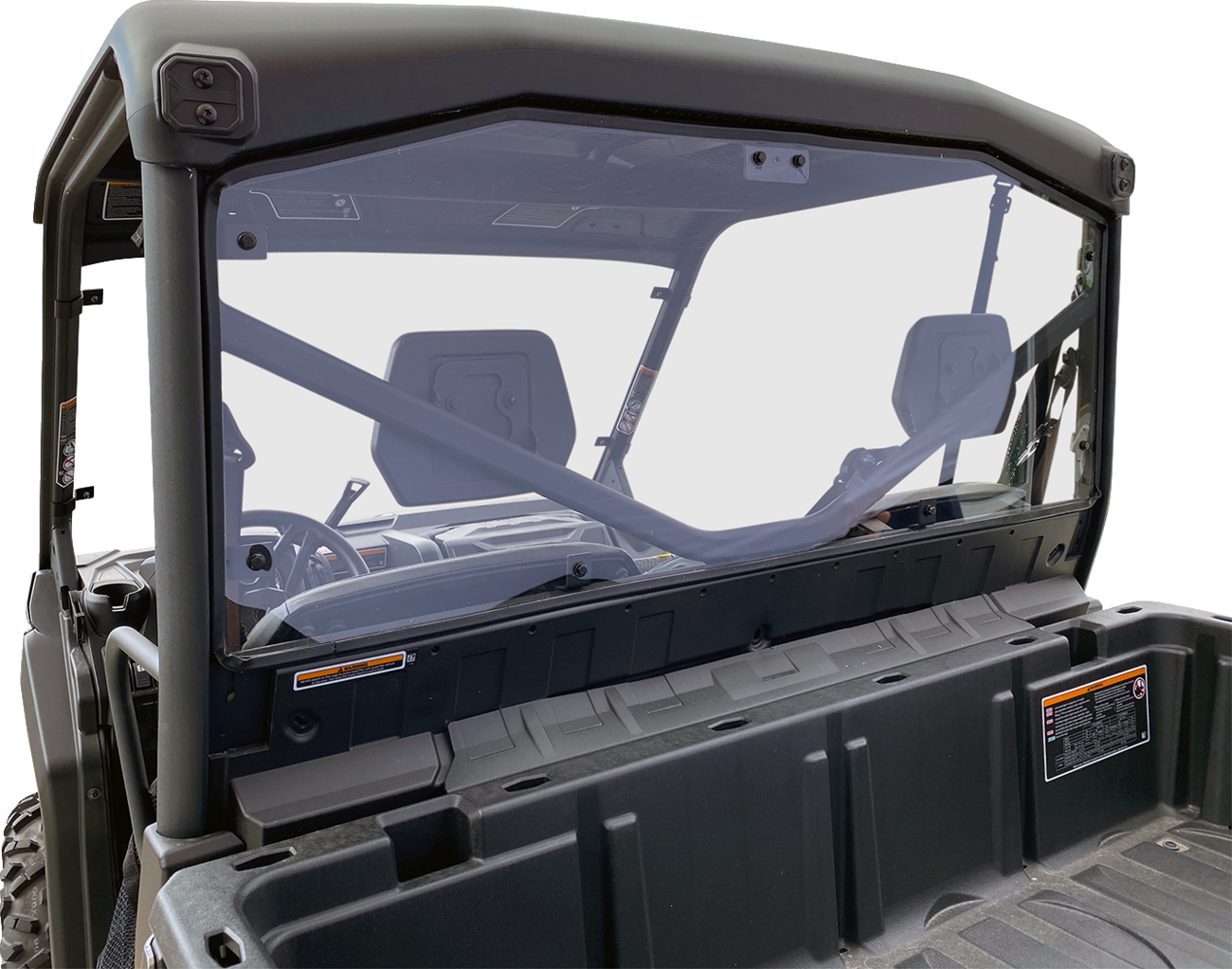 MOOSE OFFROAD Back Panel for Can-Am Defender V000239-12200M – Clear Polycarbonate Barrier