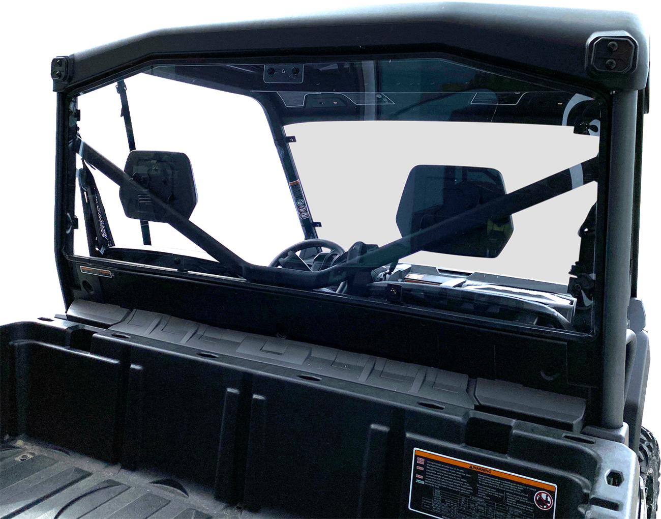 MOOSE OFFROAD Back Panel for Can-Am Defender V000239-12200M – Clear Polycarbonate Barrier