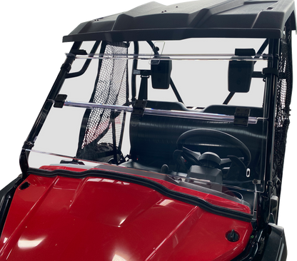 Moose Offroad Full Folding Windshield - Deluxe for Pioneer V000264-12200M