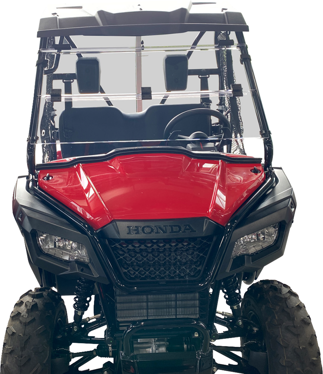 Moose Offroad Full Folding Windshield - Deluxe for Pioneer V000264-12200M
