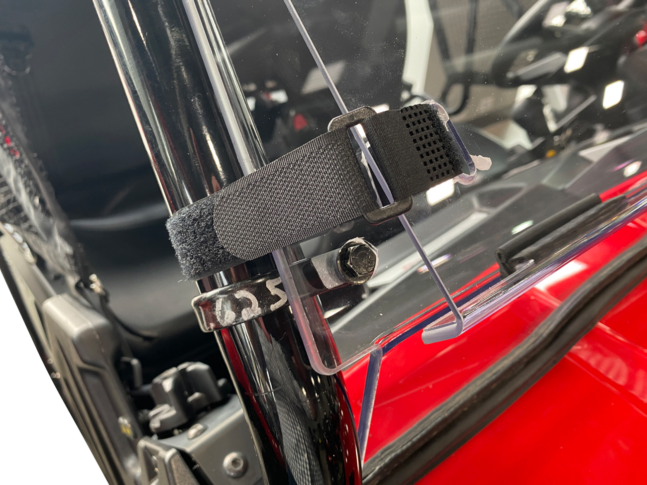 Moose Offroad Full Folding Windshield - Deluxe for Pioneer V000264-12200M