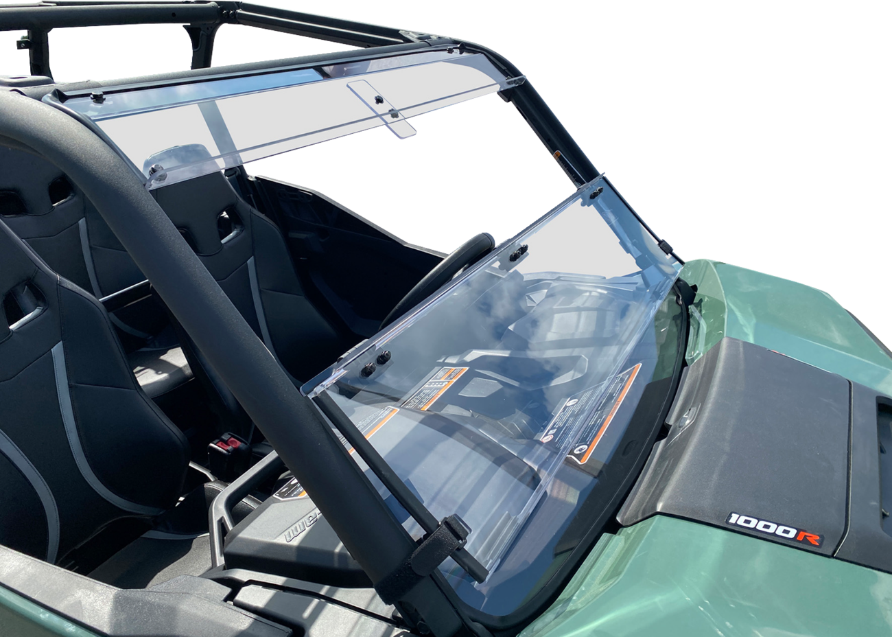 MOOSE OFFROAD Full Folding Windshield Deluxe for Can-Am V000292-12200M