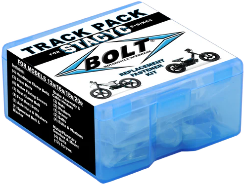 BOLT Track Pack Stacyc STCYC-TP – Essential Fastener Kit for Bikes and Trails