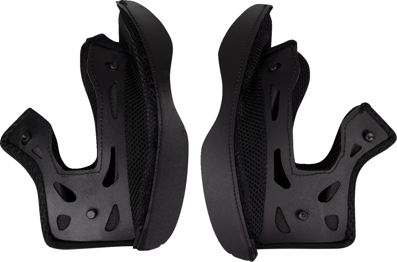 Moose Offroad Air Intake Cheek Pads for XS Helmets - Black - Part #0134-3195