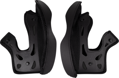 Moose Offroad Air Intake Cheek Pads for XS Helmets - Black - Part #0134-3195