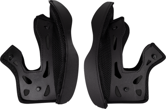 Moose Offroad Air Intake Cheek Pads - Small, Black - Part 0134-3196