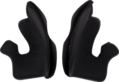 Moose Offroad Air Intake Cheek Pads for XS Helmets - Black - Part #0134-3195