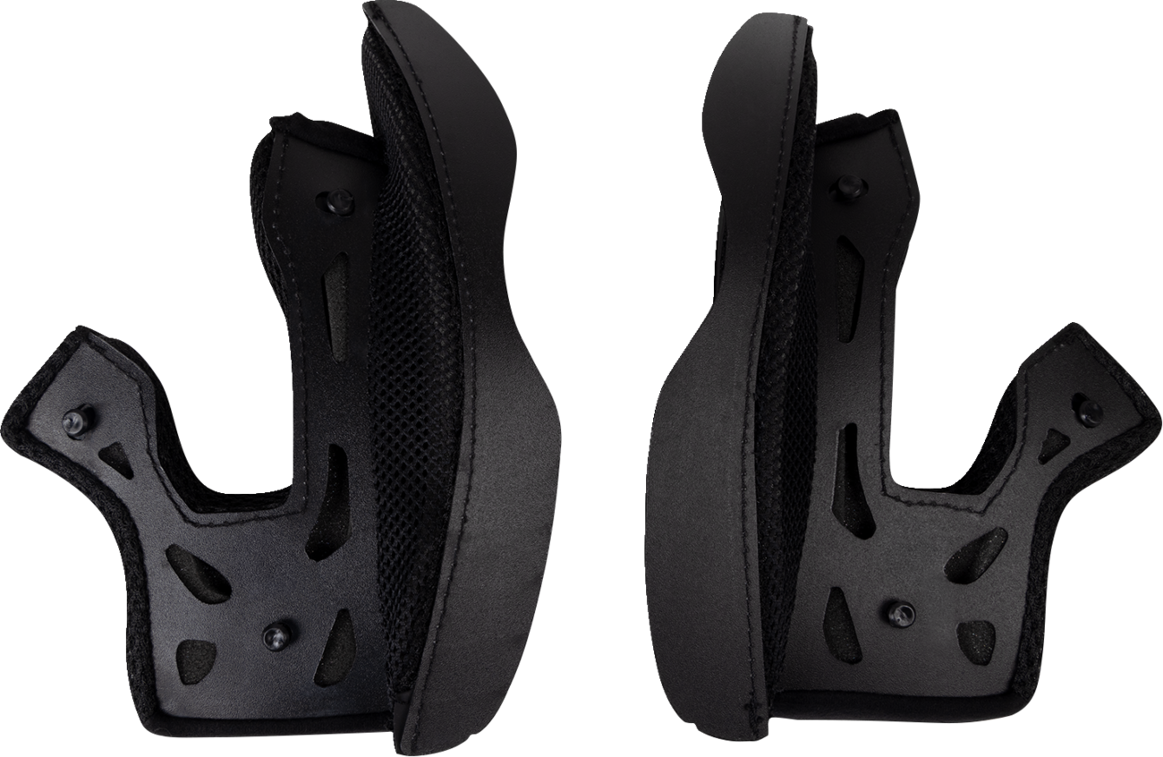 Moose Offroad Air Intake Cheek Pads for Helmets - Black, 2XL (Part #0134-3200)