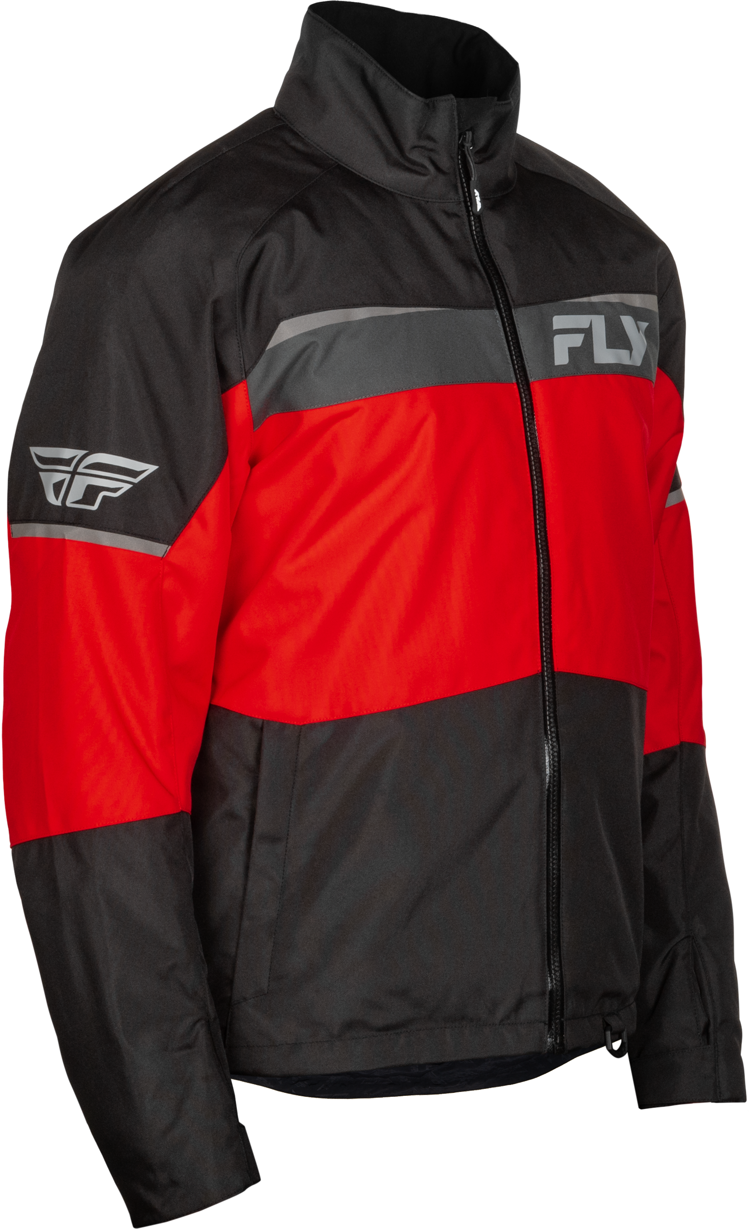 Fly Racing Aurora Jacket Red/Black 4X – Durable Weatherproof Motorcycle Outerwear