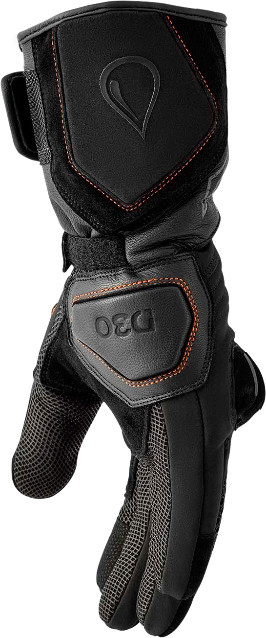 RST Artic D3O Waterproof Gloves - Black Textile, Medium (Part #103664BLK-09)