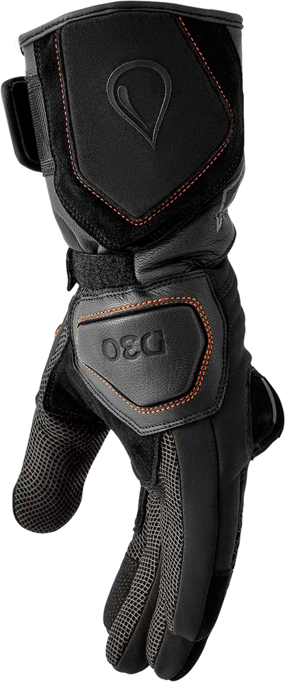 RST Artic D3O Waterproof Glove Black Textile - Level 1 KP CE Certified