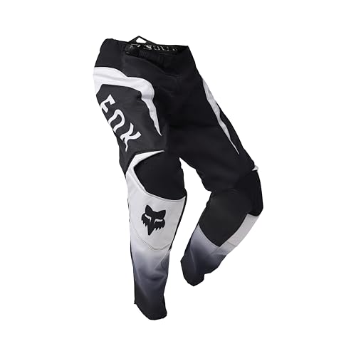 Fox Racing Men's 180 Motocross Dirt Bike Pant, Black/White Lean, 36