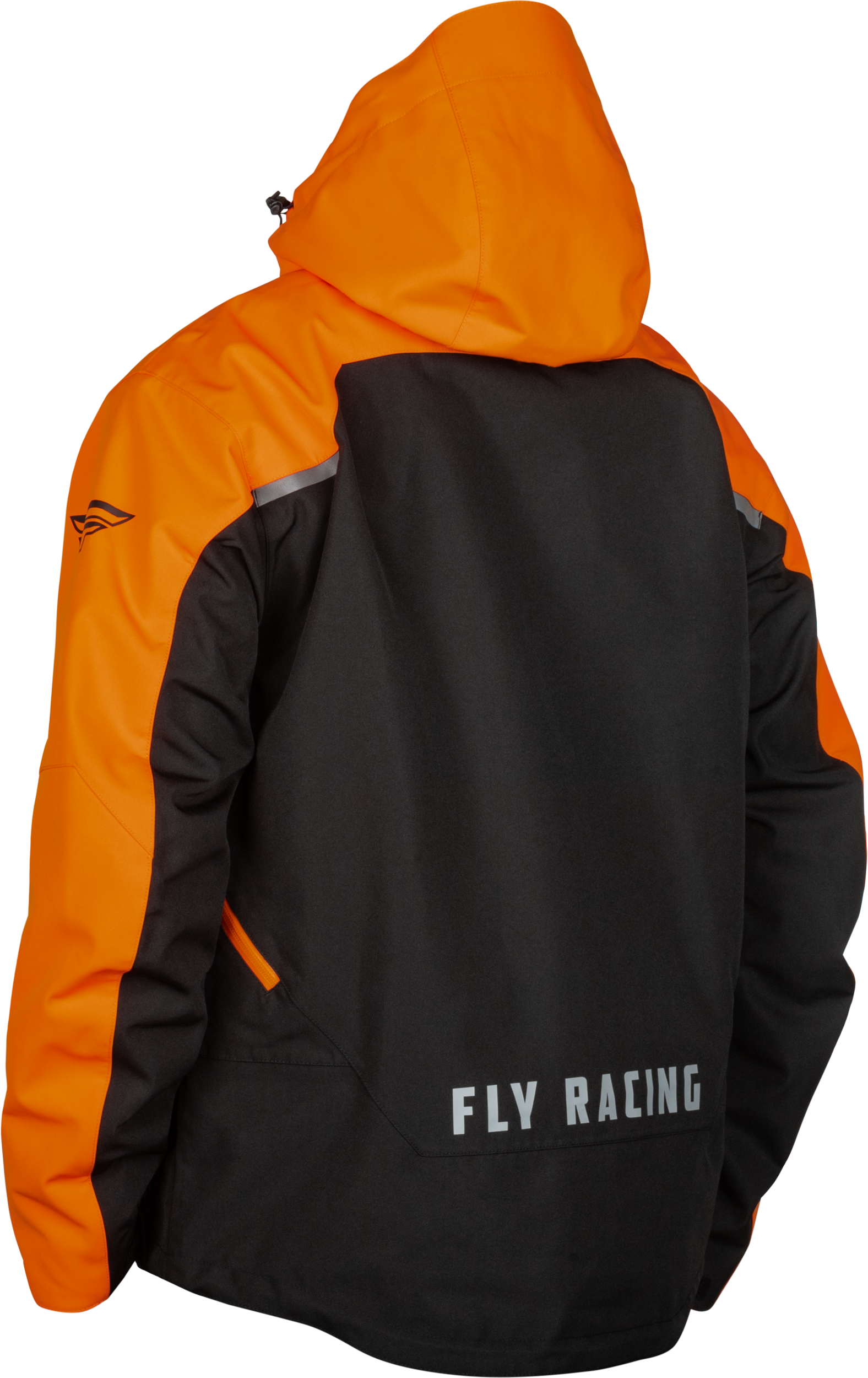 Fly Racing Carbon Jacket Black/Orange Small - Waterproof and Breathable Snow Jacket