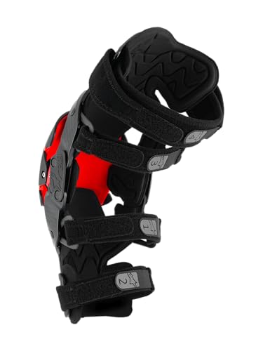 Alpinestars - Rk-1 Plasma Knee Brace Black/Red Lg/Xl (6501725-13-LXL)