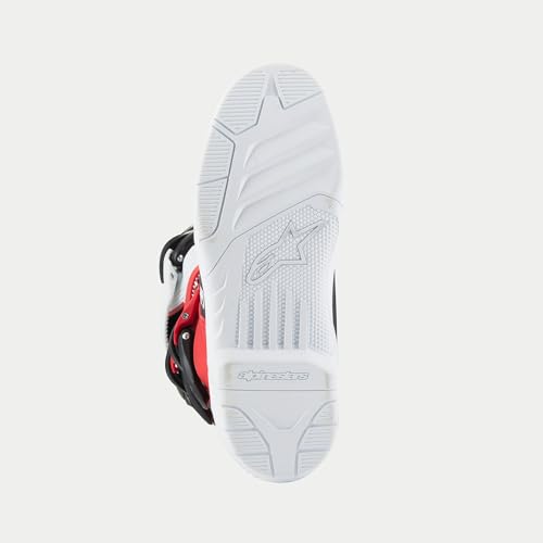 Alpinestars Tech 3S Youth MX Boots (White/Black/Bright Red, 7)