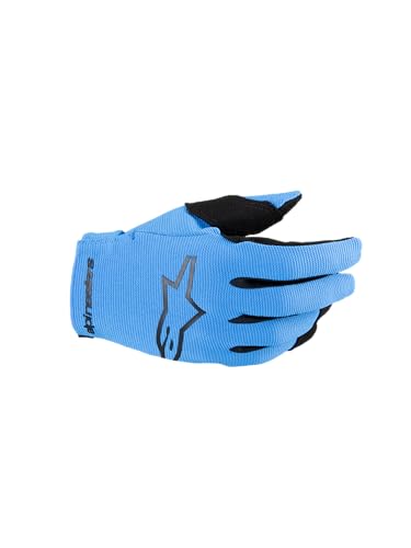 Alpinestars 3541824-713-XS: Youth Radar Gloves Blue/Black Xs