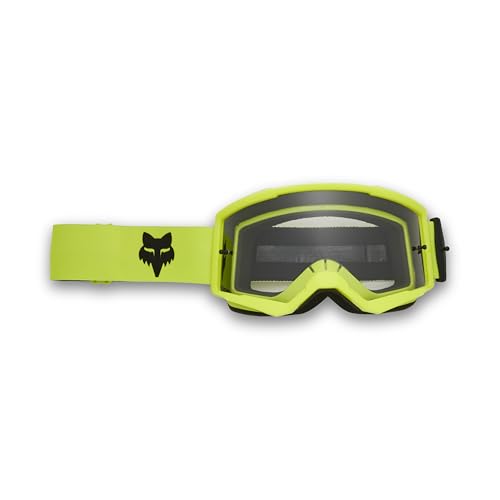 Fox Racing Unisex Main Motocross Dirt Bike Goggle, Fluorescent Yellow, OS