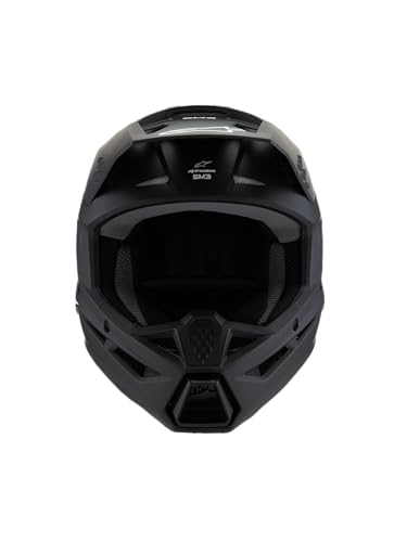 Alpinestars S-M3 Youth Moto Helmet (Black Matte, Youth Small)