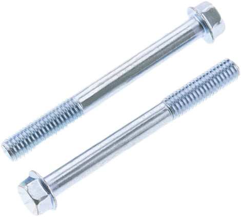 BOLT 8mm Hex Head Flange Bolt 6x1.0x55mm, Pack of 10