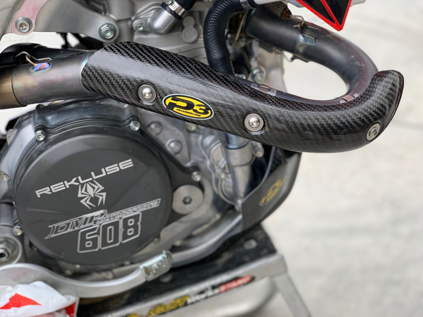 Carbon Fiber Header Heat Shield