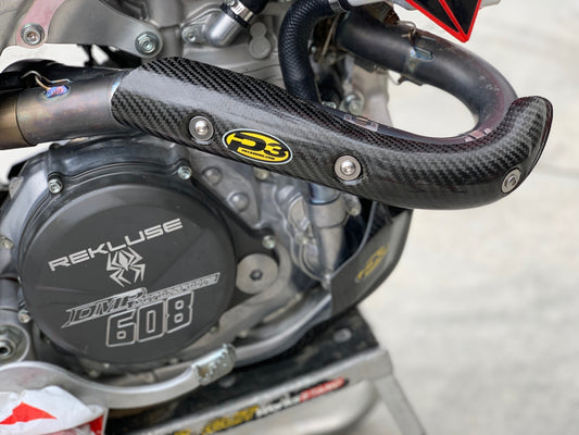 Carbon Fiber Header Heat Shield