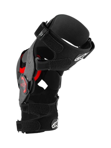 Alpinestars Supertech RK-10 Plasma Knee Brace (Black/Red, X-Large)