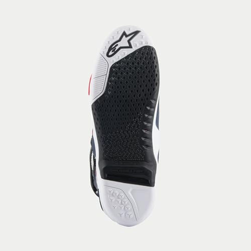 Alpinestars 2010520-7062-14: Tech 10 Supervented Boots Night Nvy/Wht/Rainbow Sz 14