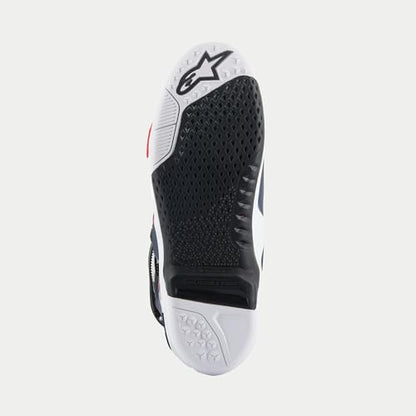Alpinestars 2010520-7062-14: Tech 10 Supervented Boots Night Nvy/Wht/Rainbow Sz 14