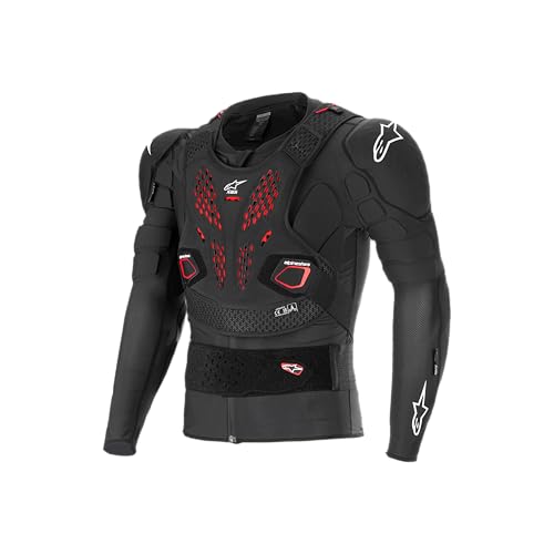 Alpinestars - Bionic Pro V3 Plsma Protection Jacket Black/Red/White 2X (6500125-132-XXL)