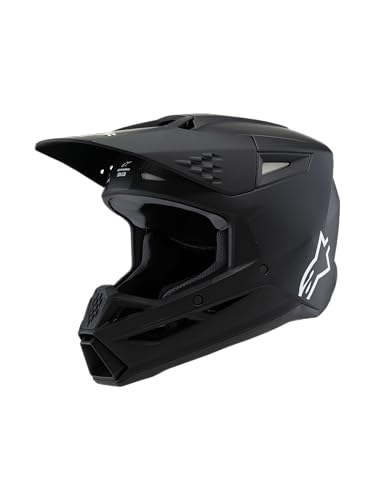 Alpinestars S-M3 Youth Moto Helmet (Black Matte, Youth Small)